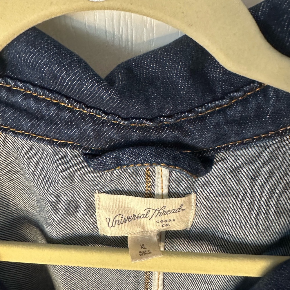 Women's Denim Trench Coat - Picture 3 of 4